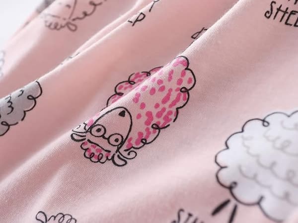 Damepyjamas Bomuldspyjamas Kortærmet pyjamas Afslappet behagelig pyjamas, XL