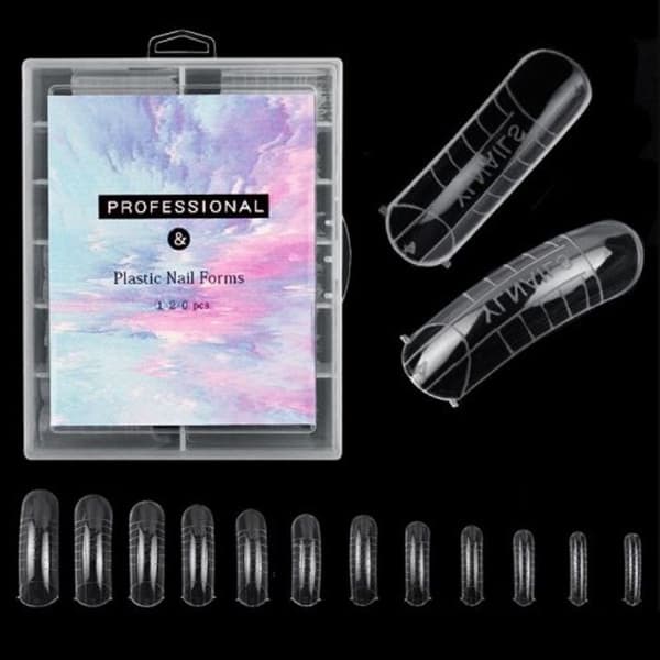 2 bokser Nail Art Crystal Rapid Light Therapy Extended Nail Mandrel, 120 stk (09)