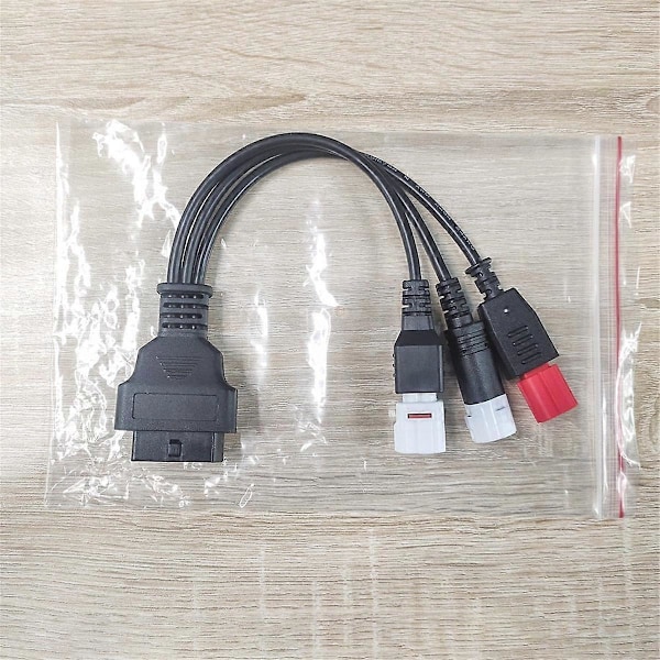 OBD2 Diagnosekabel for Kline Euro5 Motorsykkel 16 Pin til 3Pin 4Pin 6Pin OBD2 3 i 1 Diagnoseadapter
