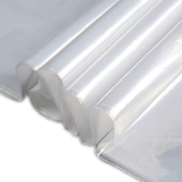50-pack Garment Bag Transparent Dust Cover Dustproof Hanging Clothes