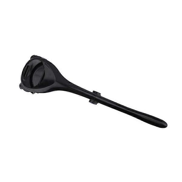 2.0 Sammenleggbar Ryggbarberer Dobbeltblad Langt Håndtak B5 Svart