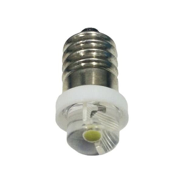 10 stk E10 3V Spot LED-pærer Kold Hvid, 6000K