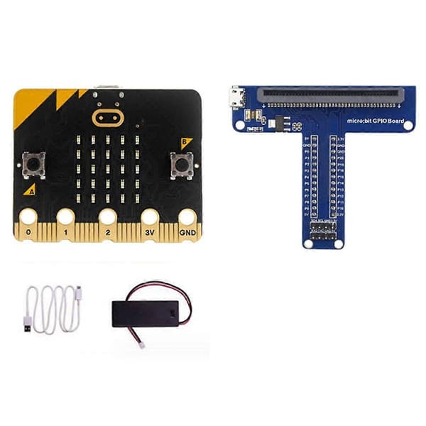 Bbc Microbit V2.0 Bundkort En Introduktion til Grafisk Programmering i Python Programmerbart Læreudviklingskort A