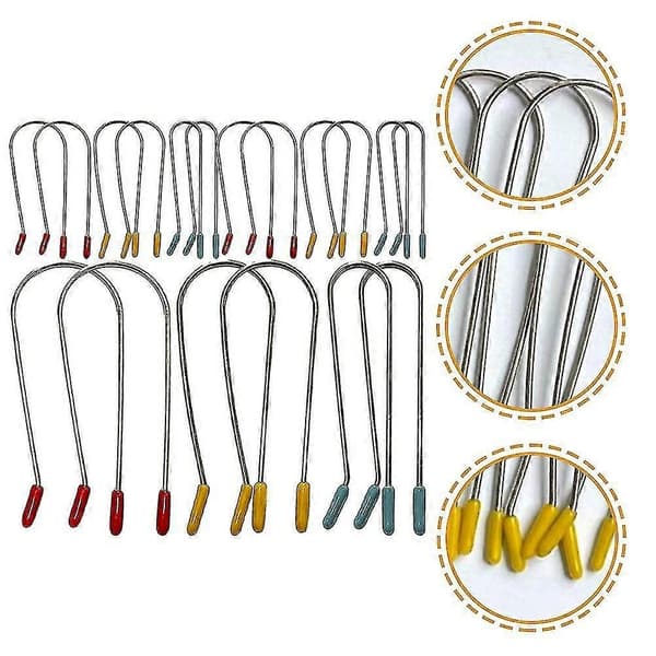 24 st Hot Curler Clips Ersättning Hot Roller Clips Rollers Fäststift för Hemsalong