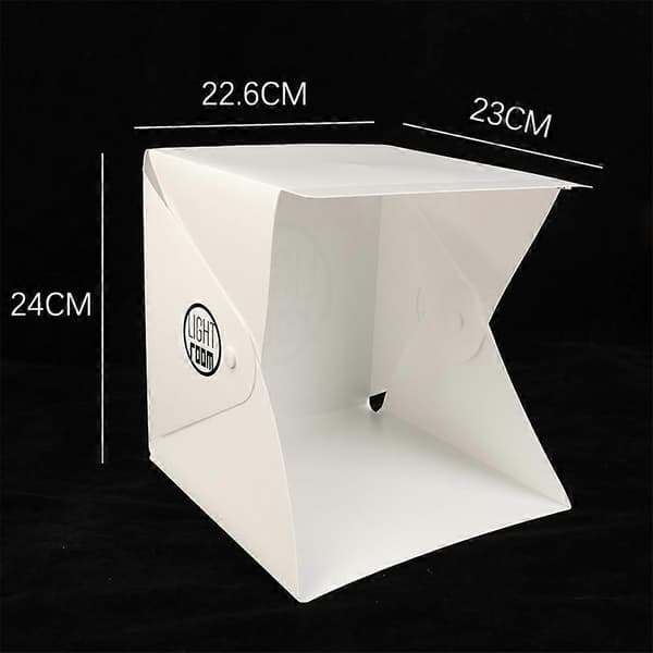 Photography LED Light Room Photo Studio Light Tent Softbox for DSLR Camera 22CM Portable Foldable Light Box