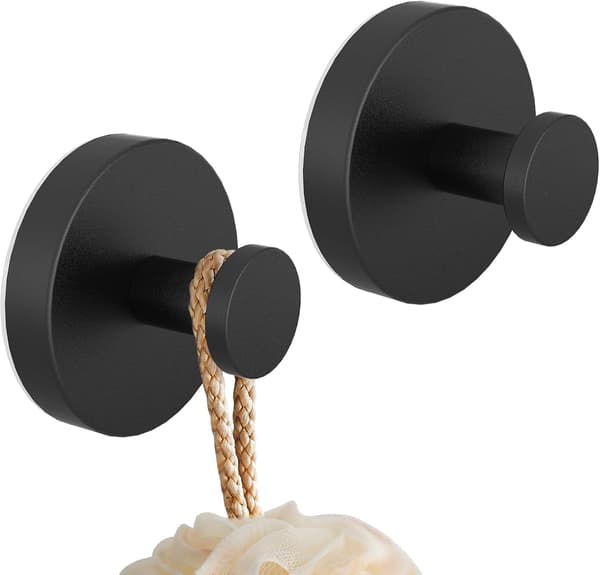 2 Pcs. Suction Cups, Towel Hanger, Bathroom, Kitchen, Wall, No Drilling, Wall Hook for Hanging Keys, Jackets-FX-