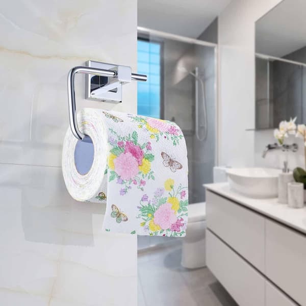 Vægmonteret toiletpapirholder SUS 304 rustfrit stål krom