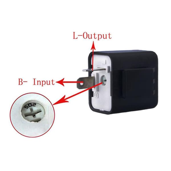 5 x 12V 2-Pin Adjustable Frequency LED Flasher Relay Turn Signal.