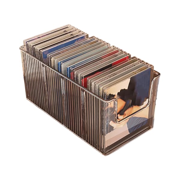 CD-stativ skrivebord sort vinylplade magnetbånddispenser 1PC 1PC 1PC