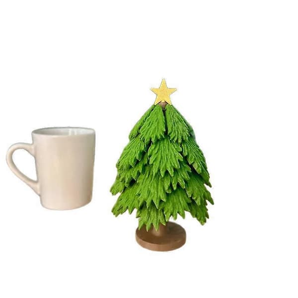 Juletræsunderlag sæt Juletræsdekoration underlag Julepynt [DB] Christmas Tree Coaster Set Christmas Tree Coaster Set