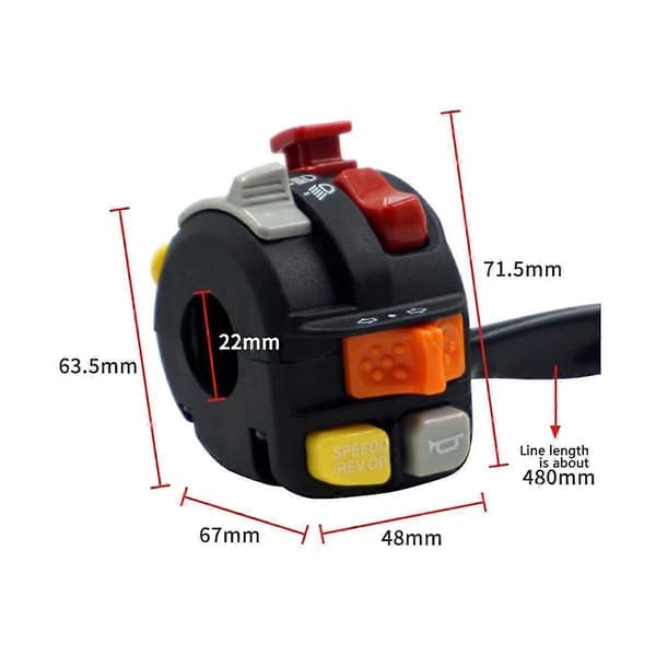 ATV Left Handlebar Switch Handlebar Switch For 500 850 Forest 570 Forest/ 330 550 850 1000 4012435