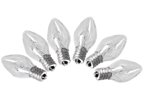 Replacement Bulbs for Himalayan Salt Lamp, E12 15W 6-pack for Cozy Decor 220-240V [DB]