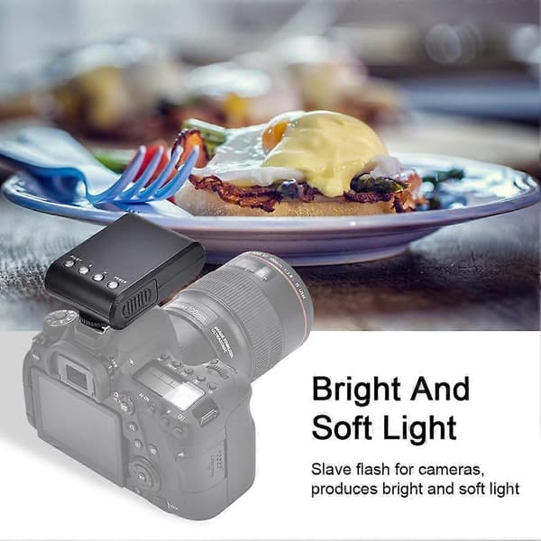 Kamera Blitz Fotoblitz Mini Bærbar Digital Kamerablitz Hot Shoe Mount Blitz til DSLR-kameraer