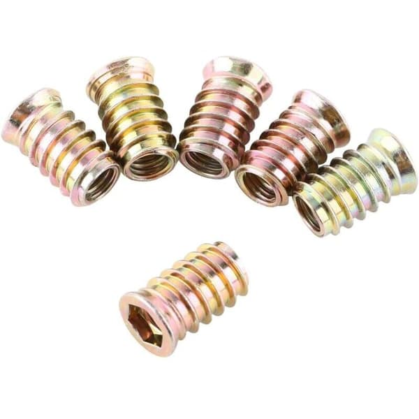 Zinc Alloy Hex Nuts M6/M8/M10, 20-pack, Compatible with various brands (M1025mm)