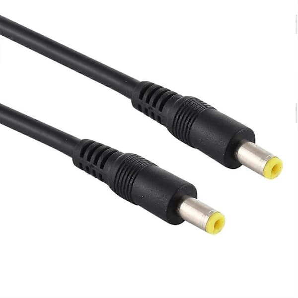 tsts--DC Strømstik 5.5 x 2.5mm Han til Han Adapter Tilslutningskabel, Kabellængde: 50cm