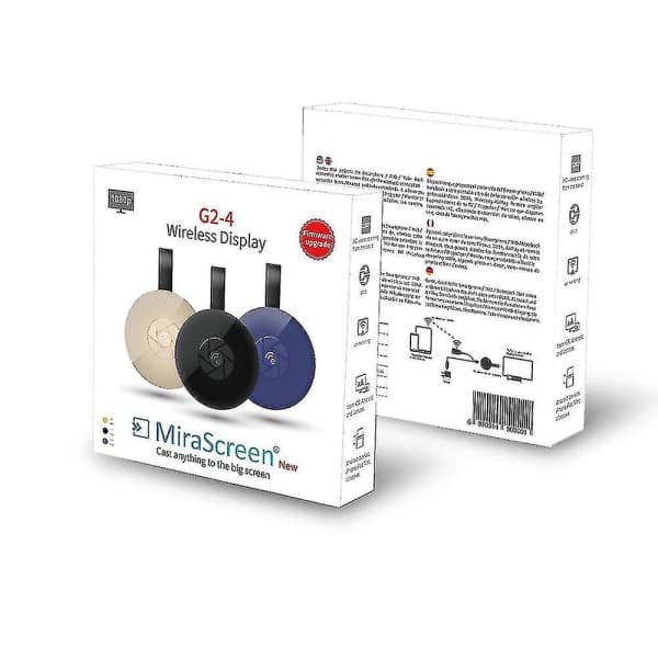Miracast 1080p G2-4 Generasjon Digital HDMI Media Videostrømmer for Ios/Android