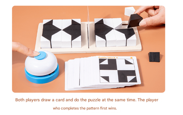 Educational Hidden Blocks Pedagogical Toys - Develop Children's Spatial Ability Interactive Game for Parents and Children Logical Thinking Gift