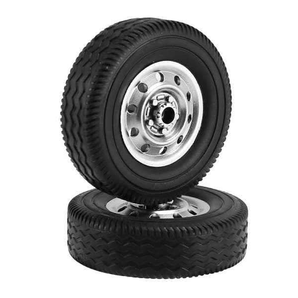 4 stk. hjuldekk for D12 1/10 RC lastebil bil DIY oppgradering reservedeler tilbehør