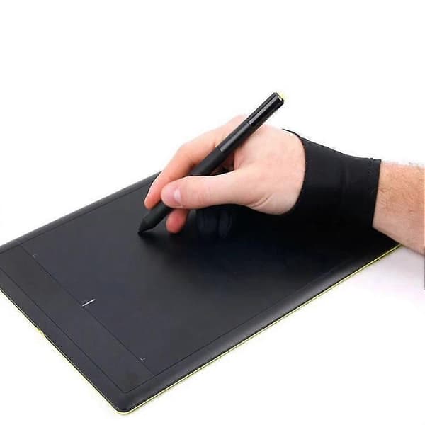 10-pack Artist Drawing Gloves with 2 Fingers for All Graphic Tablets Digital Drawing (s)
