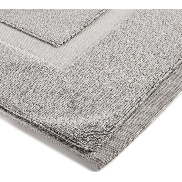 Grey Braided Bath Mat