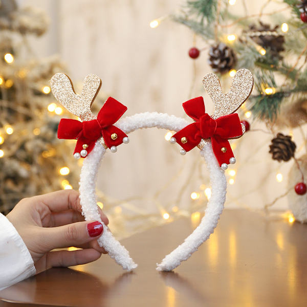 4 stycken julrosett hårband
