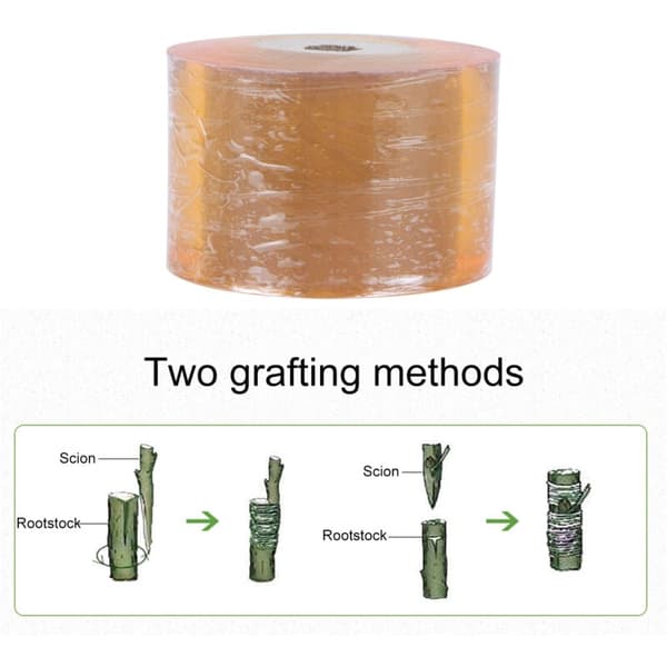 Grafting Tape Garden Tree Stretch Film Self-Adhesive Waterproof for Fruit Trees, DUBUNS
