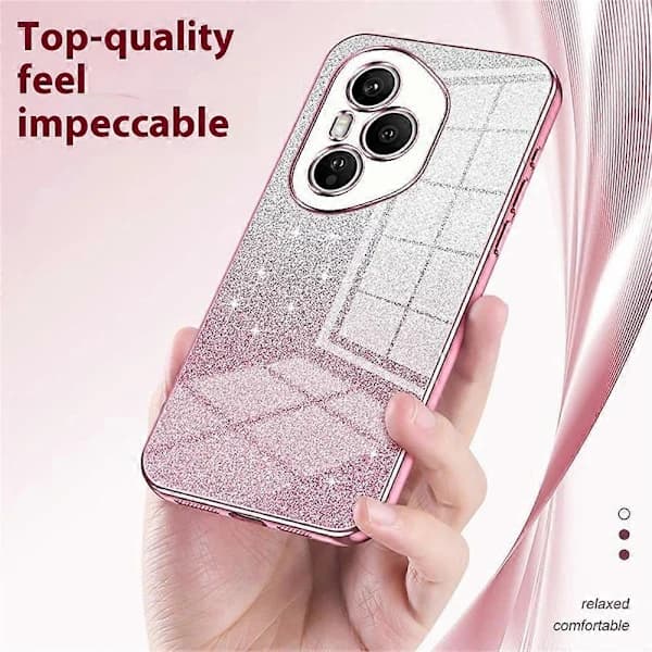 Honor 400 Pro 5G (Global Version) Phone Case - Electroplated Gradient Glitter TPU Phone Protective Case