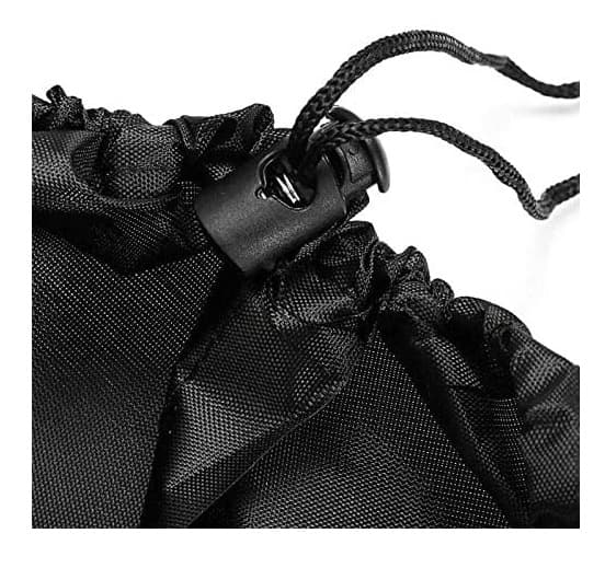 Sandpit Cover with Drawstring, Oxford Fabric Square Tarp for Sandpit, Pool, Garden or Yard (Black, 150 150)