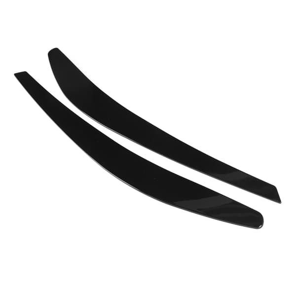 Frontlys øyenbryn trimmer blank svart 1036024 erstatning for Holden VF Commodore SS SSV SV6