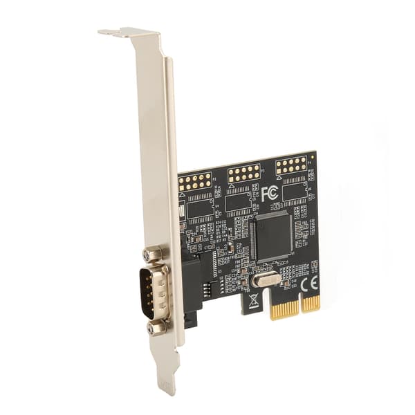 PCIe X1 RS232 seriel adapterkort Enkeltport PCI Express til RS232-konverteringsadapter til Windows til Linux til DOS
