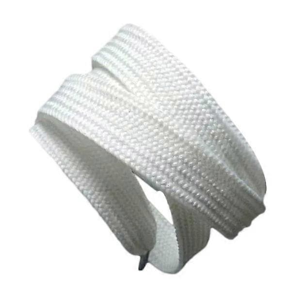 3 färger 1,5 cm breda skosnören Unisex polyesterskosnören Dubbel vit null white null