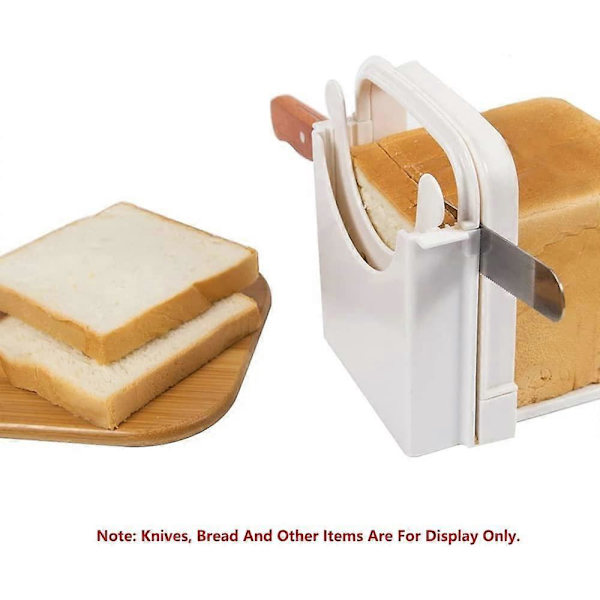 Foldable Bread Slicer Adjustable Slicing Guide Thicknesses Toast Slicer for Bread/Roast/Sandwich Maker/Loaf Slicer