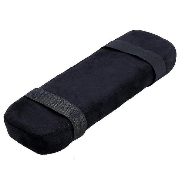 Extra Thick Chair Armrests with Memory Foam Armrests 2 Pieces Chair Armrests (Black)