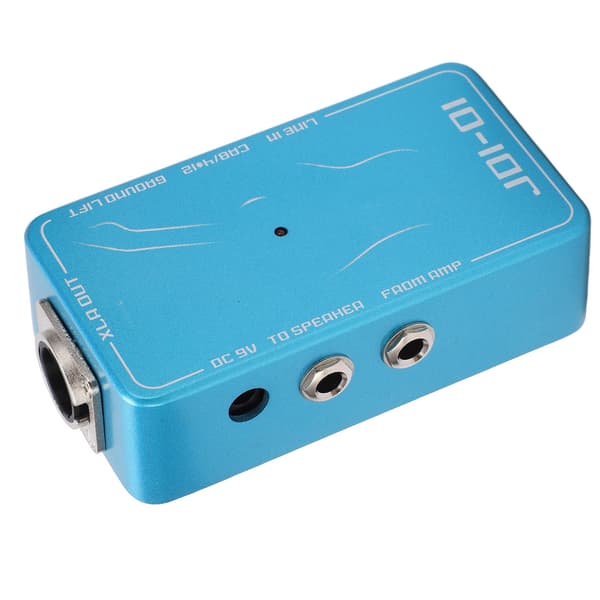 DI Box Passiv Direkt Amp Simulation Elguitar Effektpedal med Højttaler JDI‑01