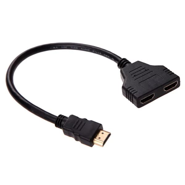 1 ind 2 ud 1080P HD han til dobbelt hun splitteradapterkabel