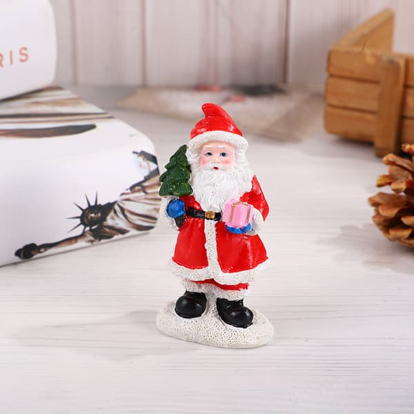 2 st Creative Jultomte Sittande Håller Julgran Hem Dekoration
