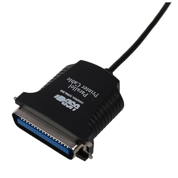 Ny Parallel Port Db36 Printer USB Express Kort Konverteringsadapter Sort