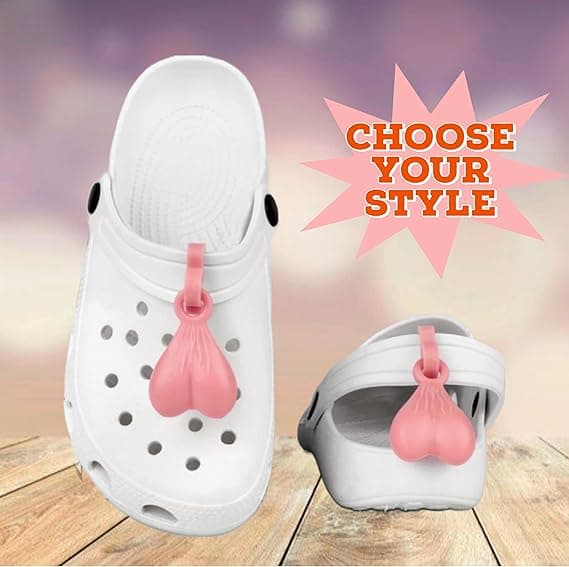 Nøtter til dine Crocs - Kuler til dine Crocs - Pung-kuler skosmykke til Crocs - Tilbehør til Crocs-sko