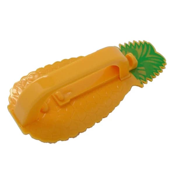 Ananas Corer Easy To Clean Sharp Portable Cute Shape Light Weight Remove Pineapple Core Stainless Adjustable Innovative Pineapple Peeler For Kitchen Yellow