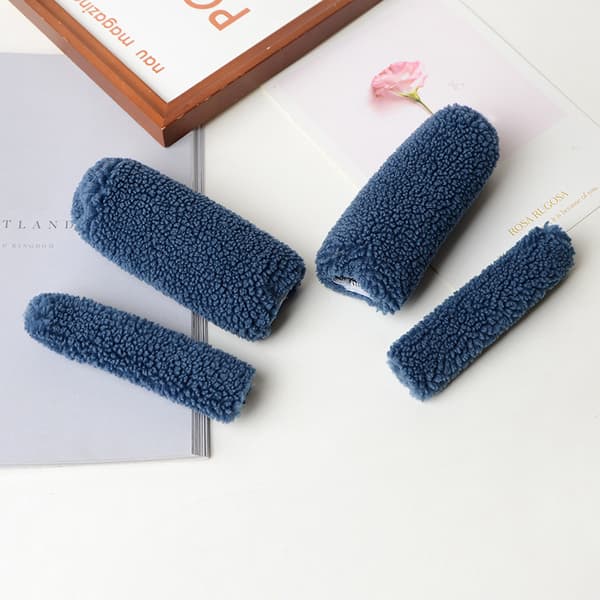 Handlebar Warmers for Electric Bicycle or Scooter – Warm Winter Gloves with Plush Lining – Universal for Bicycle / Tricycle – Blue