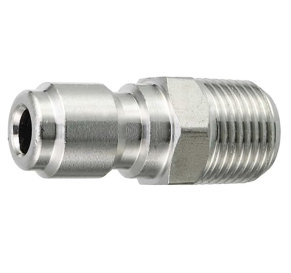 Quick Connect Adapter Kit for Pressure Washer, 9.5mm Male Thread, 5000 Psi 3/8' Quick Connect Set - Male