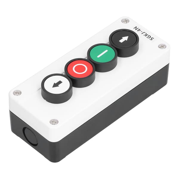 Momentary Switch Station Box Up and Down Stop Control Push Button for Winch Rolling Gate Truck Tail Lift SGKJ-4N