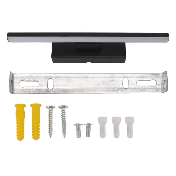 LED Strip Wall Light Rotatable Wall Lamp Bedside Reading Lamp for Reading Makeup Home Lighting Warm White Light 85‑265V