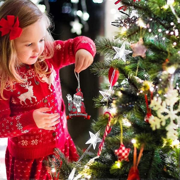 Julepynt til juletræ | 2d Julepynt Indendørs Boligindretning - Festartikler til julefester Indretning til hjem, kontor, S