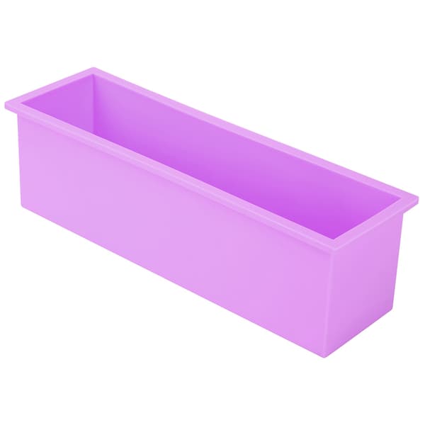 1200ML Rectangular Silicone Soap Mold DIY Toast Shape Making Box Tool