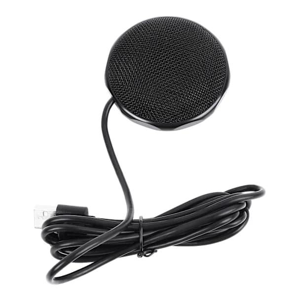 Conference USB Microphone Omnidirectional Pickup Clear Sound Mini USB PC Microphone for Meetings Gaming Online Class