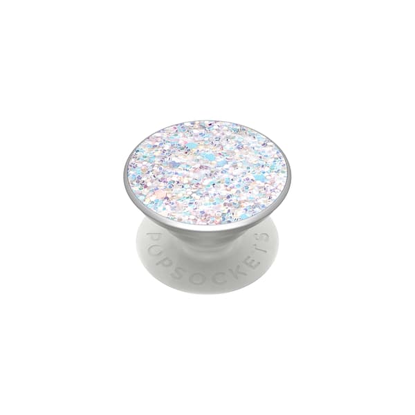 POPSOCKETS Sparkle Snow White irrotettava ote ja jalustatoiminto Premium Multifärg