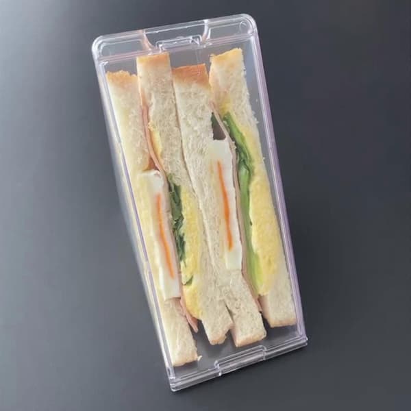 Practical Sandwich Storage Box Efficient Sandwich Packaging Box Reusable Preservation Container for School Bag
