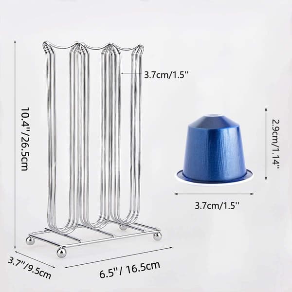 Akryl Kapselholder sølv silver