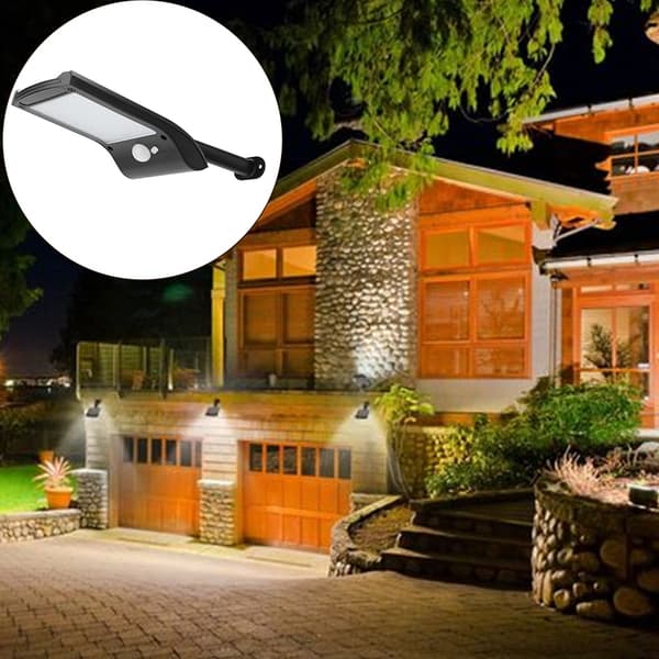 36 LEDs Waterproof Garden Yard Solar Powered Outdoor Light Sensor Wall Lamp